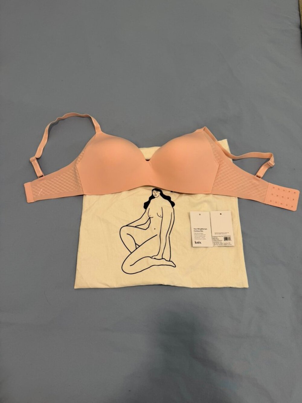 Knix - WingWoman Contour Bra - NWT - 34D - Pink